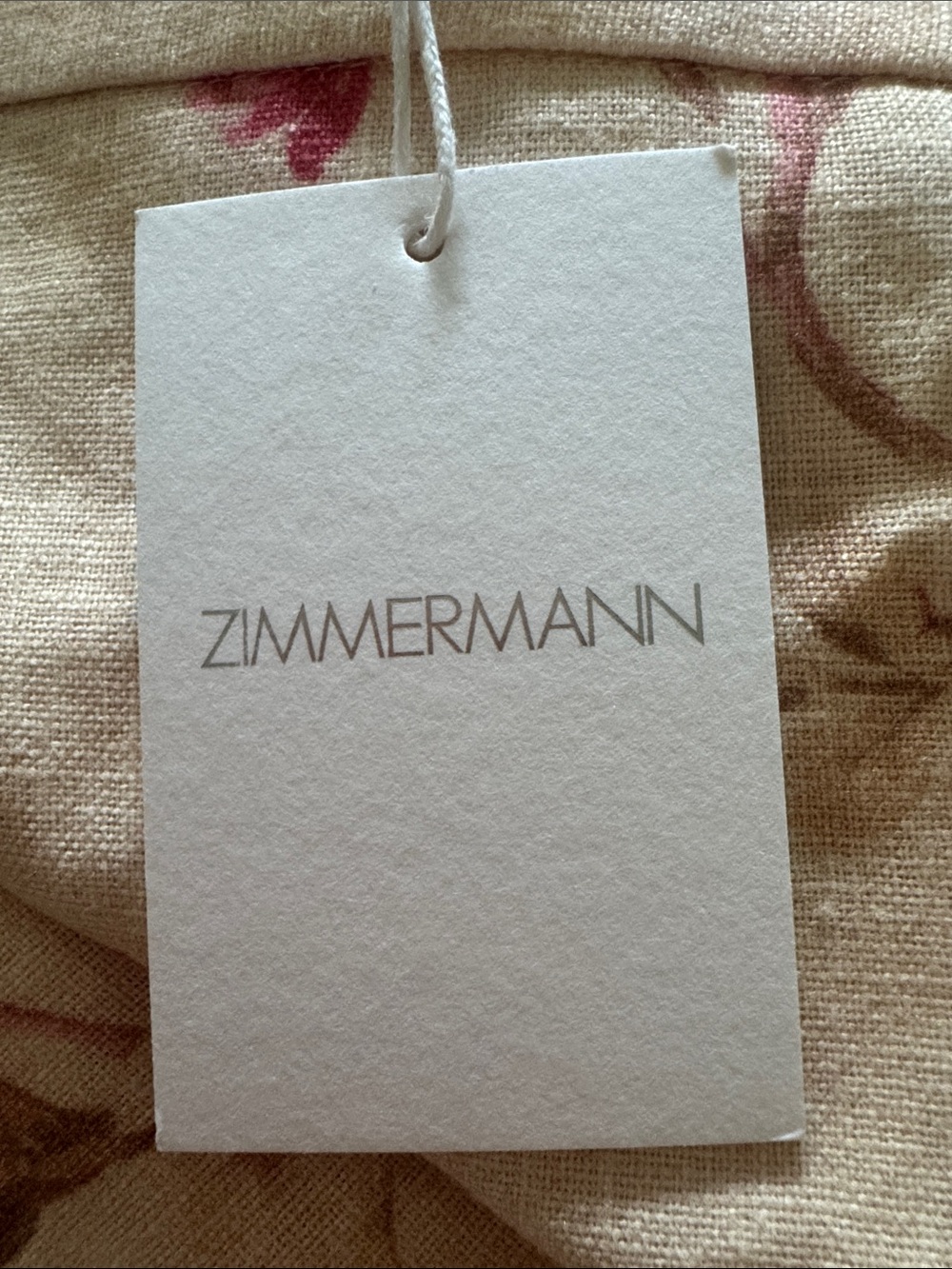 Zimmermann Cream Floral Ruffle-Hem Shorts - Picture 4 of 4